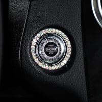 ราคา ปุ่มสตาร์ทรถยนต์ แหวนเพชรตกแต่งรถยนต์ Bling กรอบปุ่มสตาร์ท ENGINE START STOP (13372591244)