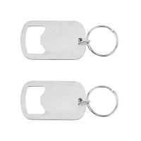 ราคา 2ชิ้นพวงกุญแจเปิดขวดขวดสแตนเลสครีเอทีฟแบบพกพาที่เปิดขวดแบบพกพาโซดาและเครื่องดื่มที่ห้อยกุญแจทำจากโลหะ (20133924789)