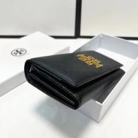 ราคา 2023 new Tory Burch Britten Series Soft Cow Leather Multi card Slot Utility Long Wallet (20015752719)
