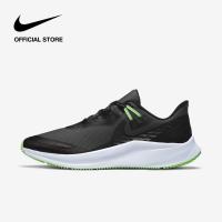 ราคา Nike Mens Quest 3 Shield Weatherized Road Running Shoes Black (16606655675)