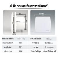 ราคา พัดลมระบายอากาศแบบติดผนังขนาด พัดลมดูดอากาศ พัดลมระบายอากาศ แบบติดพนังสี่เหลียม ขนาด 4 6 นิ้ว Exhaust Fan (20576770939)