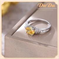 ราคา ขายร้อนเดิม 925 เงินสเตอร์ลิงแหวนผู้หญิงโอปอลเป็ดสีเหลืองวงรีเพทายเครื่องประดับหมั้นสําหรับของขวัญภรรยา (20762273945)
