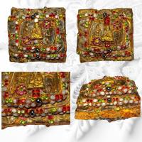ราคา พระสมเด็จก้อนวังหน้า ประดับ รูปเหมือนสำเร็จโต พลอยและเม็ดพระธาตุลงรักปิดทองพระสวยเก่าน่าเก็บสะสม ส่งตรงปก L66 (20686667571)