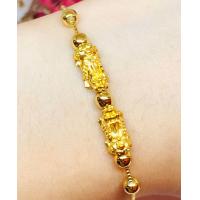 ราคา พร้อมส่ง ข้อมือปี่เซียะทองเเท้ 99 99 มีใบรับประกันสินค้า มีบริการเก็บเงินปลายทาง (9596326584)