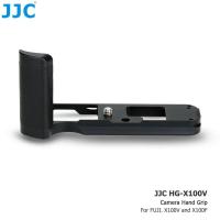 ราคา JJC ด้ามจับโลหะแข็งแบบมีด้ามจับสำหรับ Fuji Fujifilm X100V X100F X100 V X100 F กล้อง แผ่นกันลื่นออกแบบ แผ่นออกอย่างรวดเร็ว รูขาตั้งกล้อง 1 4 20 พิเศษและรูสายคล้องมือ (13930452402)