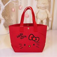 ราคา กระเป๋าถือ Hello Kitty กระเป๋าใบเล็กสำหรับผู้หญิงกระเป๋าแบบหิ้วพิมพ์ลายการ์ตูนอนิเมะกระเป๋าใส่ปิ่นโตผ้าไนลอนออกแบบสำหรับนักเรียนนิชแบรนด์ (12444919473)