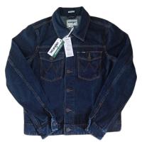 ราคา แจ๊คเก๊ตยีนส์ผู้หญิง Wrangler รุ่น WR S142R202 ผ้ายืดสียีนส์เข้ม ทรง REGULAR OVER Size COTTON 100 ของแท้จากโรงงาน (16441564038)