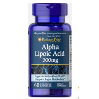 ราคา Alpha Lipoic Acid 300 mg 60 Capsule Puritans Pride (18345535473)
