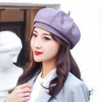 ราคา หมวกเบเร่ต์ หนัง PU ทรงฟักทองโชว์ขอบ ส่งจากไทย (21097947068)