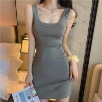 ราคา เดรสไหมพรมแขนกุด มินิเดรส เซ็กซี่ๆ เนื้อผ้ายืดหยุ่นตามตัว 80037 (13778627750)