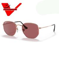 ราคา แว่นตากันแดด ยี่ห้อ Ray Ban เลนส์ Polarized รุ่น HEXAGONAL RB3548N 9202AF โรสโกลด์ ขนาด 51 ของแท้รับประกันศูนย์ประเทศไทย 1 ปี (21097955779)