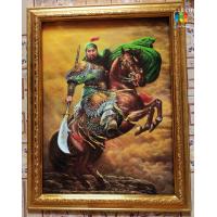 ราคา กรอบรูปกระจกมงคล ภาพเทพเจ้ากวนอูออกศึกภาพ เสริมฮวงจุ้ย ขนาด18 23 นิ้ว หรือ 45 7 58 4เซนติเมตร (7438842414)