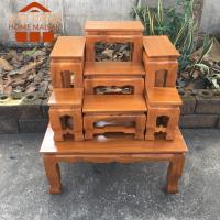 ราคา HOMEMAISAK โต๊ะหมู่ไม้สัก โต๊ะหมู่บูชา ไม้สักแท้ หมู่ 7 หน้า 5 ขนาด กว้าง 50 ซม ยาว 58 ซม สูง 69 ซม (17505147971)