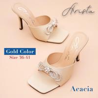 ราคา 25twentyfives Acacia รองเท้าส้นแหลมแต่งโบว์ สูง4นิ้ว ใส่สวย สไตล์เกาหลี (21137744478)