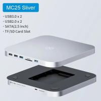 ราคา Hagibis USB ฮับ C กับฮาร์ดไดรฟ์ประเภท C Docking Station 2 5 SATA NVMe M 2 SSD เคส4K DP USB3 0 M1 M2สำหรับ Mac Mini (21171071256)