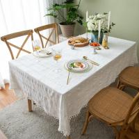 ราคา ผ้าปูโต๊ะฝ้ายลินินทรงลูกบอลขนสัตว์ขนาดเล็กลายดอกไม้ตัดง่ายและสีทึบขนาด140X300ซม ที่นั่งขนาดใหญ่4 6 8ผ้าโต๊ะทานอาหารสี่เหลี่ยมสีขาวโต๊ะกาแฟเครื่องใช้ไฟฟ้าในบ้านผ้าคลุมโซฟา (20535519822)