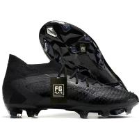 ราคา Falcon PREDATOR ACCURACY 1 football shoes FG spike high top waterproof fully knitted TF broken spike boots (20530837615)