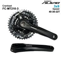 ราคา SHIMANO ALIVIO MT210 Crankset 3X9ความเร็ว40T 30T 22T 170มม จักรยานMTB MT500 BBด้านล่างวงเล็บ (17863308091)