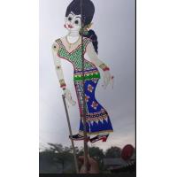 ราคา หนังตะลุง นางเอกรูปเชิด40ซ ม หนังเเท้ (20548292442)