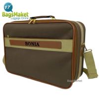 ราคา BagsMarket กระเป๋าสะพายไหล่ BONIA กระเป๋าถือ กระเป๋าใส่เอกสาร กระเป๋าทรงแมสเซนเจอร์ ขนาด 17 นิ้ว รุ่น F4631 17 (386855143)