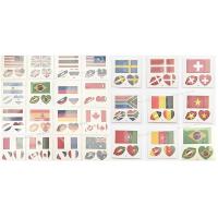 ราคา Sticker tattoo 6x6 cm แทททู รอยสักชั่วคราว กันน้ำ หัวใจ ปาก ธงชาติ ไทย อเมริกา แคนาดา สเปน อิตาลี อังกฤษ ฝรั่งเศส เนเธอร์แลนด์ เยอรมัน บราซิล (19568883404)