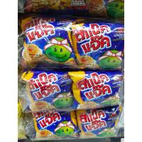 ราคา Snack jack สแน็คแจ๊ค ขนมถั่วลันเตาอบกรอบ ขนาด 17 กรัม แพ็ค 12 ห่อ (20784106917)