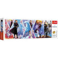 ราคา TREFL Jigsaw Panorama 1000 pcs จิ๊กซอว์ ดิสนี่ย์ แนวนอน 1000 ชิ้น รุ่น Disney Frozen 2 97x34 cm พร้อมส่ง (21022005253)