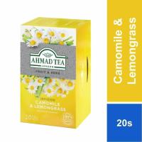 ราคา ชา Ahmad Tea Frut herb Camomile Lemongrass ขนาด 20 ซอง ซองกระดาษ Foil Teabags (20715604513)
