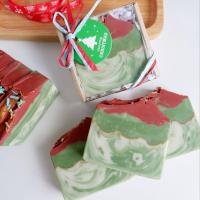 ราคา สบู่น้ำมันธรรมชาติจากนมแพะ และโคลนเขียว Goat Milk Green Clay Natural Oil Soap สบู่ของขวัญ Goatmilk Belllo (21097261467)