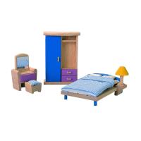 ราคา PlanToys BEDROOM NEO ของเล่นไม้ชุดห้องนอน ของเล่นเด็ก 3 ขวบ (550559)