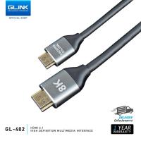 ราคา GL402 GLINK สาย hdmi 8K ต่อทีวี Cable สายเคเบิ้ล 4K HDMI 2 1 สำหรับ TV IPTV LCD PS4 PS5 Xbox S X GL 402 GL402 (20614571462)