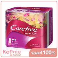 ราคา Carefree แผ่นอนามัย Super Dry Regular Unscented 40pcs แคร์ฟรี ซุปเปอร์ ดราย แผ่นอนามัย ไม่มีน้ำหอม (17178807908)