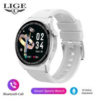 ราคา LIGE 2023นาฬิกาหรูสำหรับผู้ชายนาฬิกาเรียกสมาร์ทวอตช์บลูทูธแบบหน้าจอสัมผัส IP67กันน้ำนาฬิกานักธุรกิจ (18539295183)