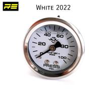 ราคา เกจวัดแรงดันน้ำมันเชื้อเพลิง หน้าเรกูเลต วัดแรงดันปั้มตฺิ๊ก Racetech Fuel Pressure Gauge 0 100 Psi หน้าน้ำมัน ขาจับ สายน้ำมัน ฟิตติ้ง (14260663947)
