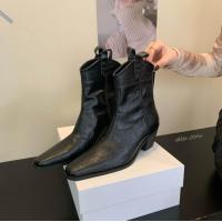 ราคา chloe store VINTAGE BOOTS รองเท้าบูทหุ้มข้อ สีน้ำตาล ดำ ขาวครีม (21011267396)