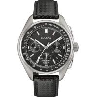 ราคา Bulova Mens Archive Series Lunar Pilot 6 Hand Chronograph High Performance Quartz Stainless Steel and Black Nylon Strap Watch Set Sapphire Crystal Style 96B251 (20005179597)