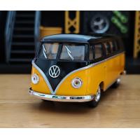 ราคา โมเดลรถ รถตู้ 1962 Volkswagen Classical Bus โมเดลรถเหล็ก รถโฟล์คตู้ หลังคาดำ (20901209032)