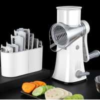 ราคา Multifunctional Hand Crank Vegetable Cutting Tool Slicer Home Stainless Steel Vegetable Cutter Drum Cutter Kitchen Utensils (20654592999)