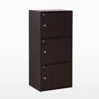 ราคา ชั้นวางของเอนกประสงค์ ชั้นวาง 3 ช่อง 3 ประตู มีกุญแจล็อค (14598088170)