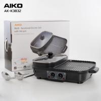 ราคา AIKO เตาชาบู 2 ช่องพร้อมกระทะปิ้งย่าง 1700W รุ่น AK K3832 รับประกัน 2 ปี เตาเอนกประสงค์ (17443318946)