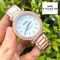 ราคา นาฬิกาข้อมือcoach นาฬิกาสายเลส ขนาดหน้าปัด 36 mm สินค้ามีถ่าน ผ้าเช็ค ถุงผ้าแถมให้นะคะ (1084462480)