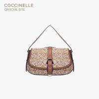 ราคา COCCINELLE กระเป๋าถือผู้หญิง รุ่น MAGALU PIXEL BOUCLE HANDBAG 180201 สี MULT TANGER BRU (21018588545)