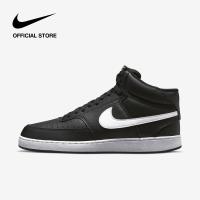 ราคา Nike Mens Court Vision Mid Next Nature Shoes Black รองเท้าผู้ชาย Nike Court Vision Mid Next Nature สีดำ (11074737869)