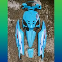 ราคา ชุดสีมีโอ เฟรม Mio ตัวเก่า สีฟ้า พร้อมติดลาย (16420391999)