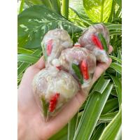 ราคา หมูส้ม1ตุ้ม ส้มหมูคำอร่อยตุ้มละ 40 กรัม อร่อยมาก (21162563249)