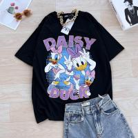ราคา เสื้อยืดโอเวอร์ไซส์ ผ้า Cotton รอบอก44 46นิ้ว DAISY DUCK (19629003633)