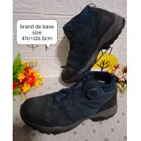 ราคา รองเท้ามือสองหุ้มข้อหนังกลับรองเท้าเดินป่า size41ยาว26 5cm (21176009252)