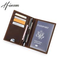 ราคา Hiram กระเป๋าสตางค์หนังสือเดินทางแบบหนังแท้สำหรับผู้ชายกระเป๋าใส่ปากกาซองใส่หนังสือเดินทางผู้หญิงคุณภาพสูงที่ใส่การ์ดสล็อตหนังสือเดินทางแบบบาง (21340374466)