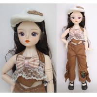 ราคา ตุ๊กตาBJDเด็ก 1 4 ตุ๊กตาข้อต่อ ตาแก้ว 3D Eyes 30cm 21 ข้อต่อ เด็กฝรั่ง พร้อมชุดและรองเท้า (20539828180)