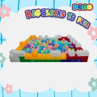 ราคา DENO ดีโน่ ตัวต่อใหญ่ ตัวต่อจัมโบ้ ขนาดจัมโบ้ ตัวต่อยักษ์ บล๊อกตัวต่อ ตัวต่ออิสระ ตัวต่อของเล่น16ชิ้นและ 76 ชิ้น (20603837893)